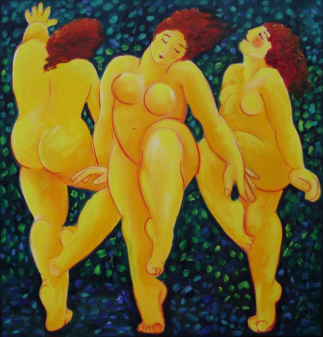 DANCING IN A GARDEN